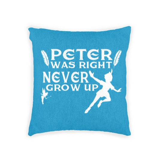 Discover Never grow up Woven Pillows