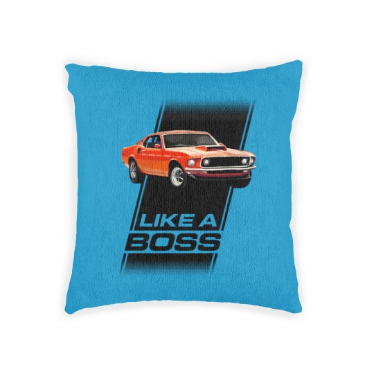 Discover 1969  boss 429   like a boss Woven Pillows