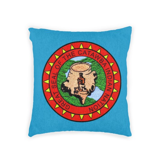 Discover Great Seal of Catawba Indian Nation Woven Pillows