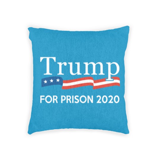 Discover Trump for Prison 2020 Woven Pillows
