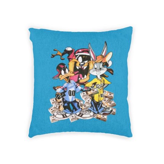 Discover Vtg Y2k Looney Toons Swap Meet Bootleg Jewels Cartoon Woven Pillows