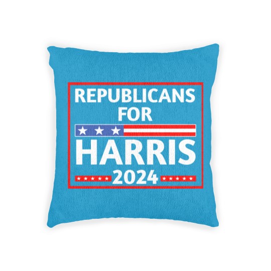 Discover Republicans-for-harris - Republicans For Harris - Woven Pillows