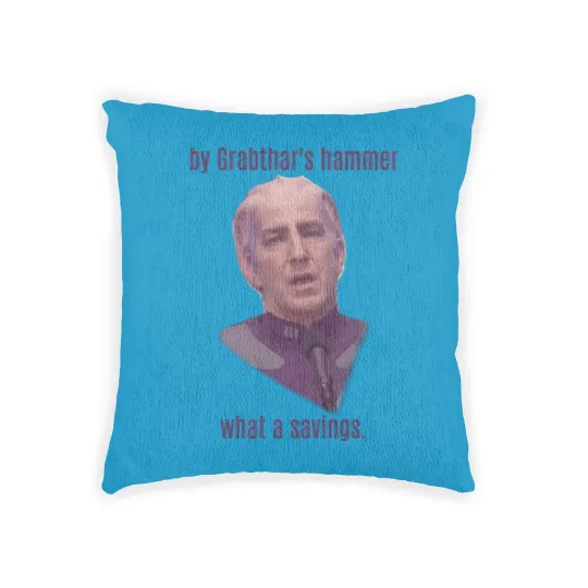 Discover Galaxy Quest - "What a Savings" Woven Pillows