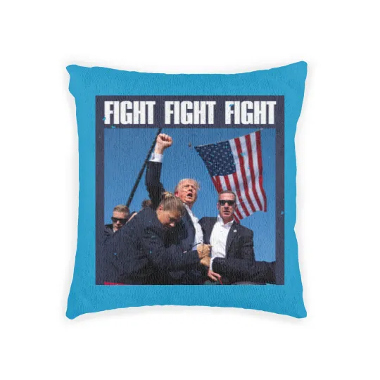 Discover Trump Fight Fight Fight - Trump Fight - Woven Pillows