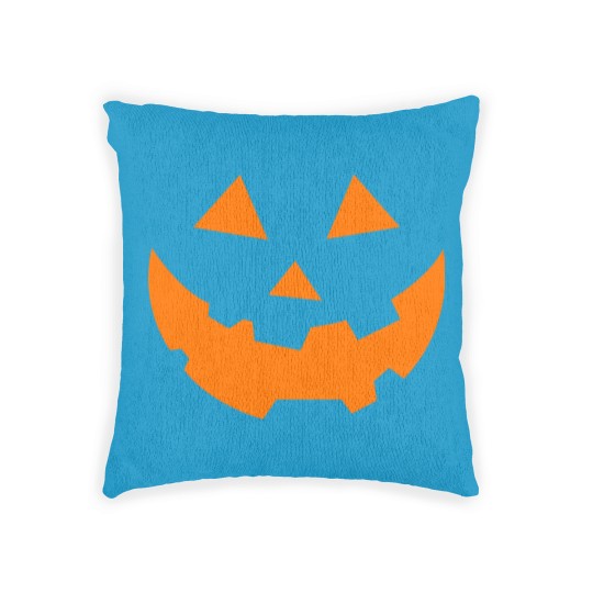 Discover Halloween Pumpkin Face Woven Pillows, Cute Halloween Woven Pillows, Halloween Party Costume 2023, Halloween Matching Woven Pillows, Halloween Gift for Friend