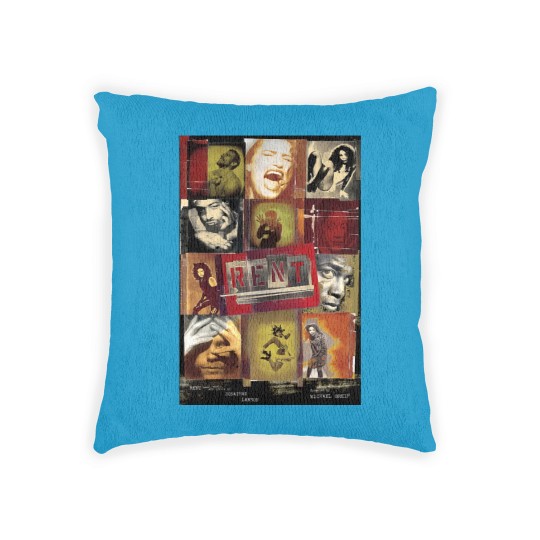 Discover Vintages Rent Rock Musical, Signed By Complete Original Cast 1996 Woven Pillows