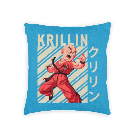 Discover Krillin - Vintage Artcompressed Woven Pillows