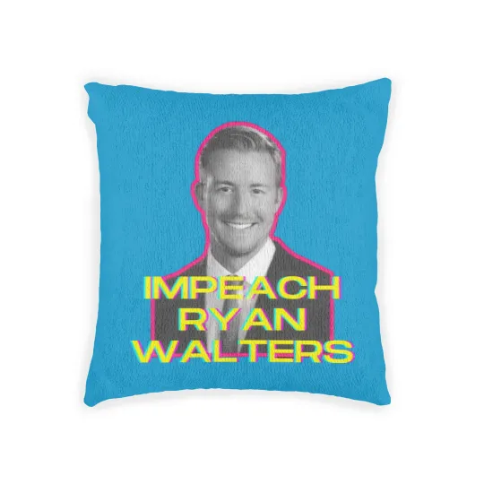 Discover Impeach Ryan Walters Woven Pillows