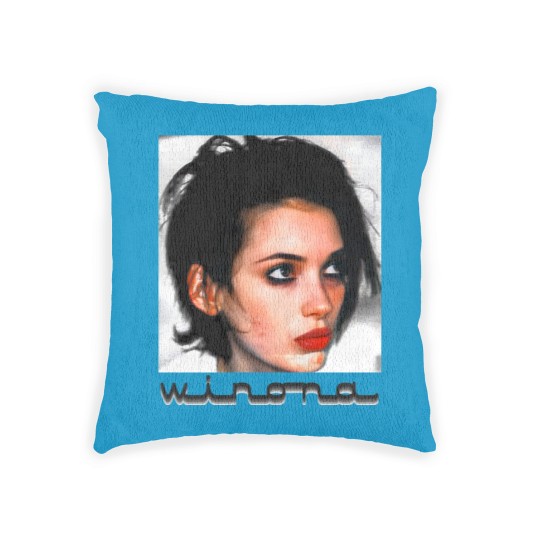 Discover Winona Ryder // Retro 90s Fan Art - Winona Ryder - Woven Pillows