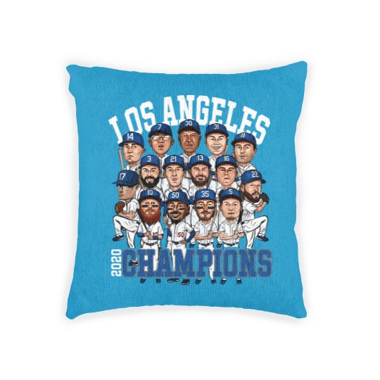 Discover Los Angeles Los Angeles champions 2020 forDodgers fans Woven Pillows