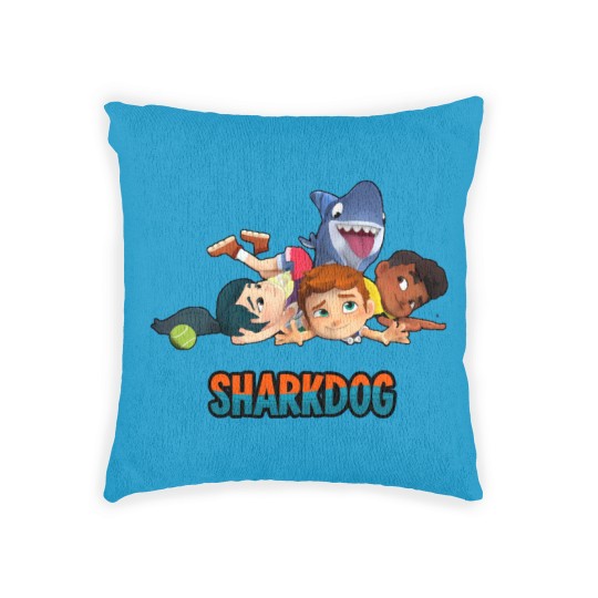 Discover Sharkdog Netflix animationSharkdog Netflix animation Woven Pillows
