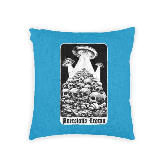 Discover Aversions Crown Flying Saucers Woven Pillows