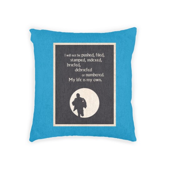 Discover TV Quote - The Prisoner Woven Pillows