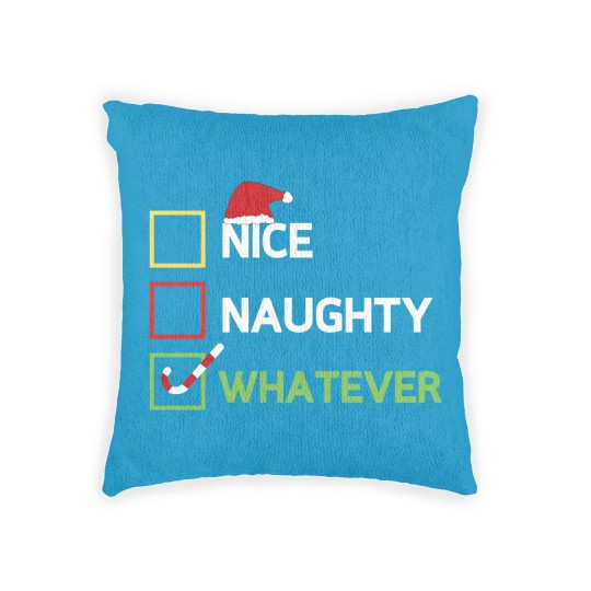 Discover Nice Naughty Whatever Woven Pillows