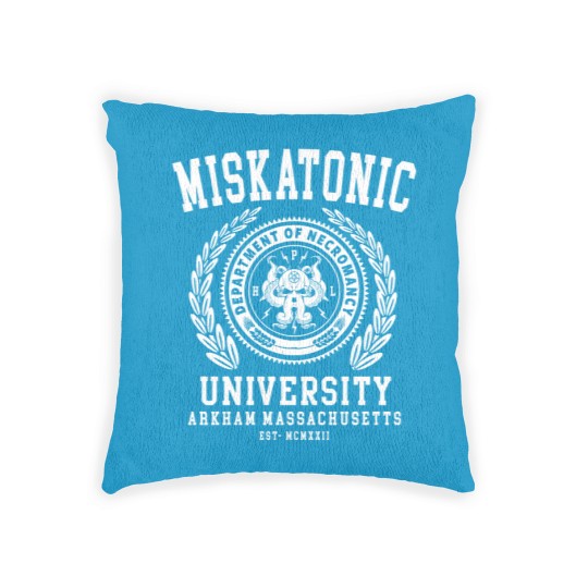 Discover CTHULU AND LOVECRAFT - MISKATONIC UNIVERSITY Woven Pillows