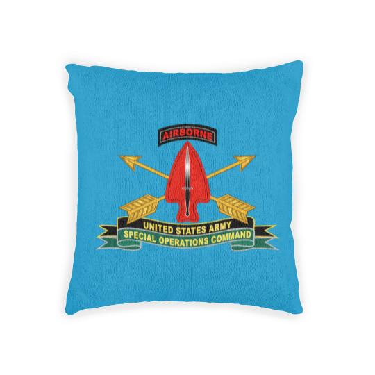 Discover Army US Army Special Operations Command Sine Pari Woven Pillows
