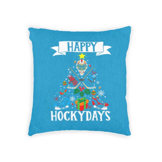 Discover Ice I Love Hockey Player Team Woven Pillows
