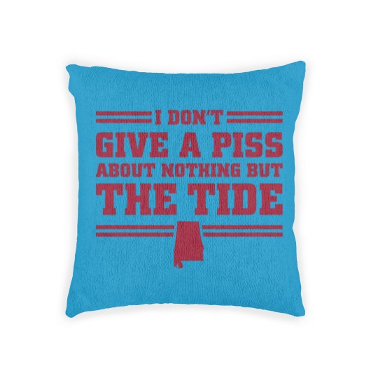 Discover I Don't Give A Piss About Nothing But The Tide Albm Football 1 Woven Pillows