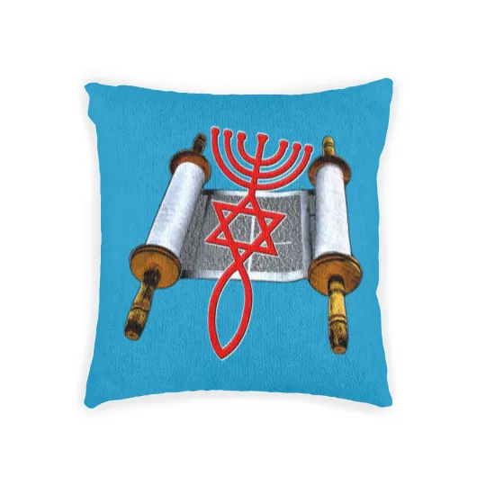 Discover Torah Messianic Seal Woven Pillows