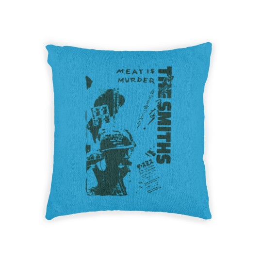 Discover The Smiths - Meat (Japanese) (green variant) Woven Pillows
