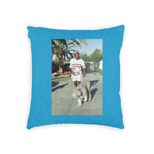 Discover Vintage Mike Tyson Iron Mike Woven Pillows - Mike Tyson Woven Pillows