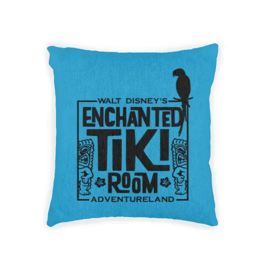 Discover Enchanted tiki room Woven Pillows / In the tiki tiki tiki room / all the birds