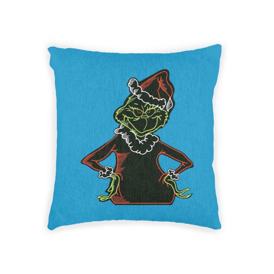 Discover Neon funny character - funny character Stole Christmas - Woven Pillows