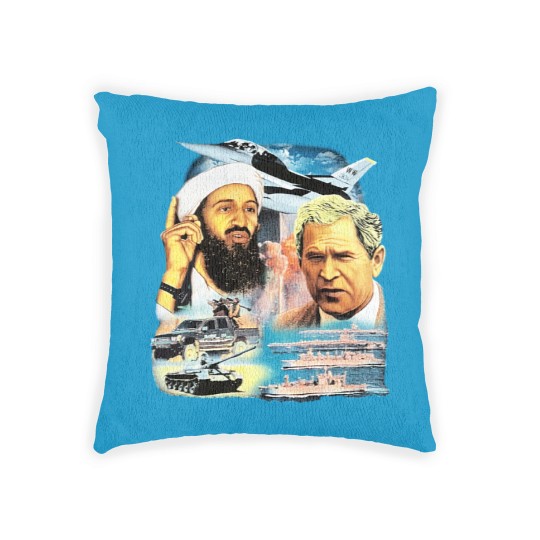 Discover 9-11 Vintage Woven Pillows Rap Woven Pillows Osama Bin Lade Woven Pillows
