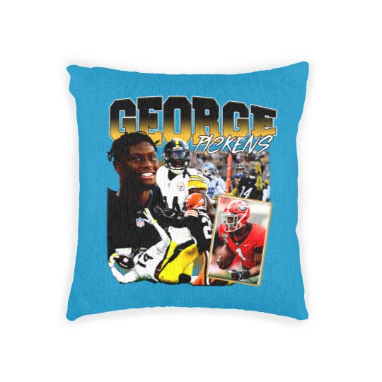 Discover George Pickens Vintage 90s Graphic Style Woven Pillows