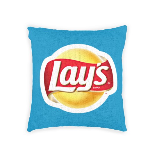 Discover Lays Logo Woven Pillows