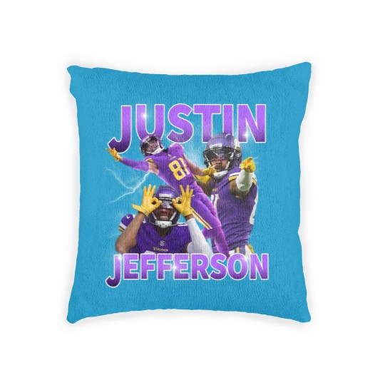 Discover Justin Jefferson Woven Pillows, Justin Jefferson Woven Pillows, Justin Jefferson Merch,Justin Jefferson Woven Pillows