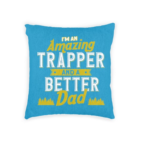 Discover Hunting Trapper Trapping Woven Pillows