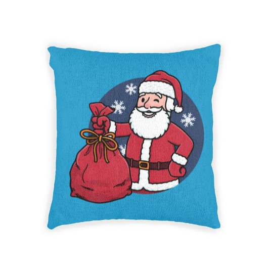 Discover Vault Santa - Falllout - Woven Pillows