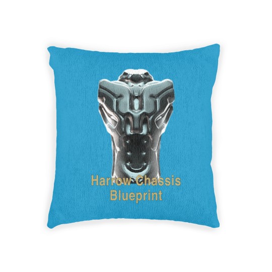 Discover Harrow Chassis Blueprint Warframe Tennocon Meme Woven Pillows