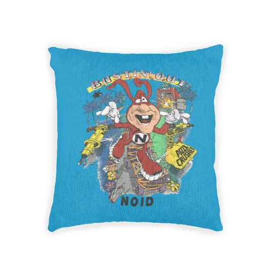 Discover 1990s Noid Busting Out Woven Pillows