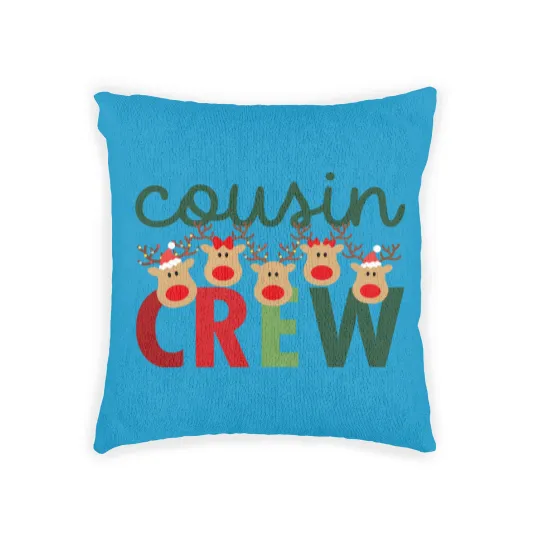 Discover Cousin deer crew Woven Pillows, Cousin Crew Christmas Woven Pillows