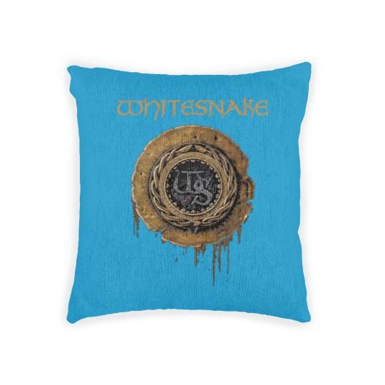 Discover Whitesnake logo The old Whitesnake Whitesnake logo brand Whitesnake Woven Pillows