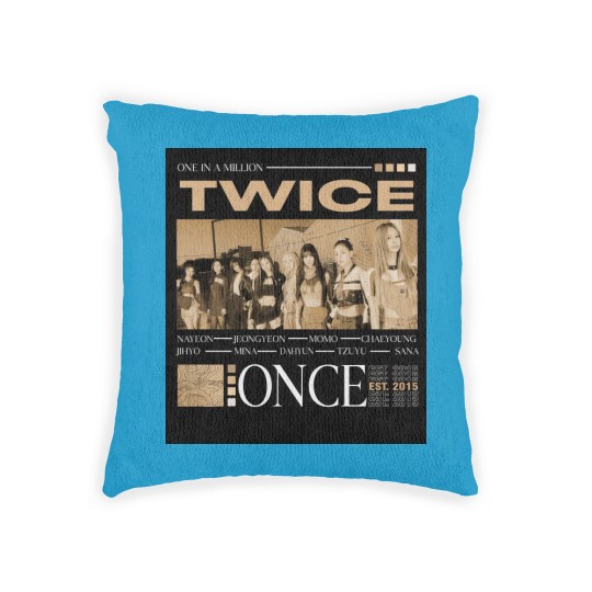 Discover Vintage Twice Woven Pillows, Twice Unisex Kpop Woven Pillows
