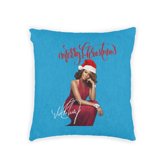 Discover Merry Christmas Whitney Houston Woven Pillows