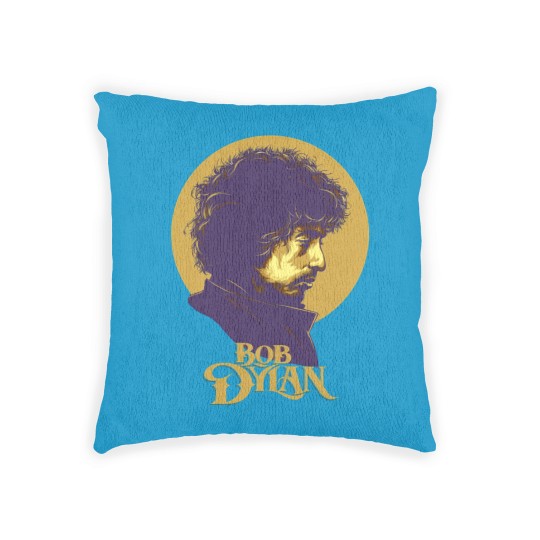 Discover Bob Dylan Retro Woven Pillows, Bob Dylan Woven Pillows, Vintage Bob Dylan