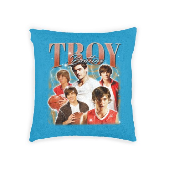 Discover Troy Bolton 90's Woven Pillows, Troy Bolton Bootleg Tees, Troy Bolton Fans Gifts