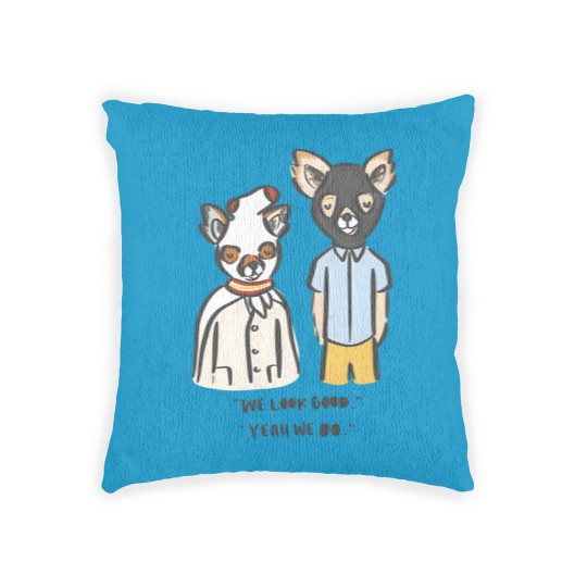 Discover Fantastics Mr. Fox - Ash and Kristofferson Woven Pillows