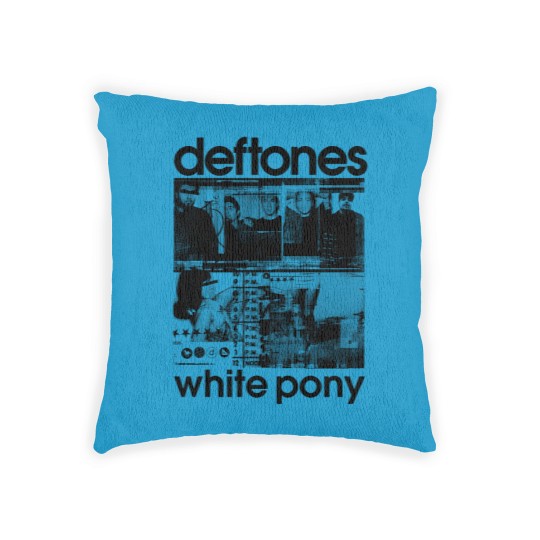 Discover Deftone ROCK BAND Woven Pillows - white pony