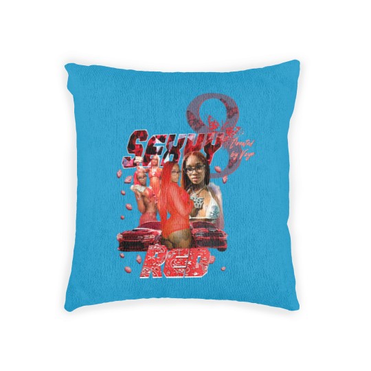 Discover Vintage Sexyy Red Woven Pillows, Sexyy Red Woven Pillows, Retro Sexyy Red Woven Pillows For Fans