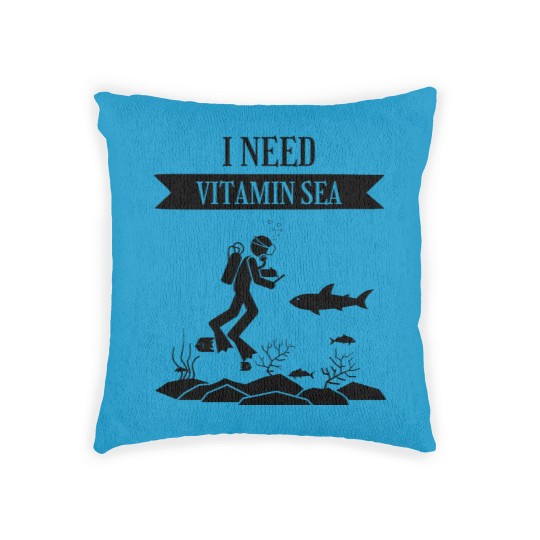 Discover Scuba, Scuba Diving Woven Pillows, Scuba Diver Woven Pillows