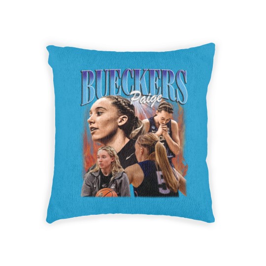 Discover Paige Bueckers Woven Pillows Basketball Player