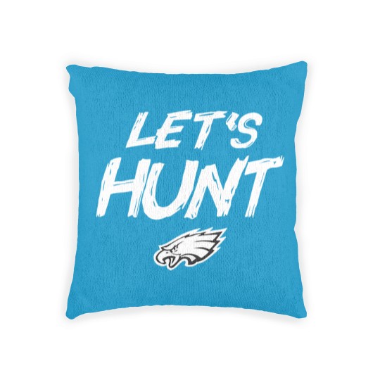 Discover Let's Hunt Eagles Football Design Woven Pillows, Philadelphia Woven Pillows