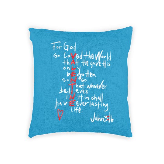 Discover John 3 16 Valentine Woven Pillows