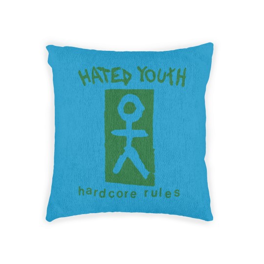 Discover Hated Youth Woven Pillows Vintage Rock Punk Woven Pillows
