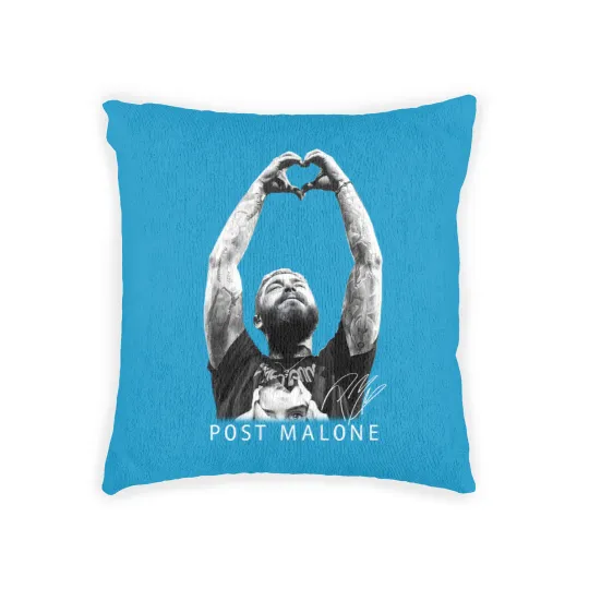 Discover Post Malone Hand Hearts Woven Pillows